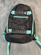 Mochila masculina Nike SB Skateboarding Embarca preta verde alças acolchoadas comprar usado  Enviando para Brazil