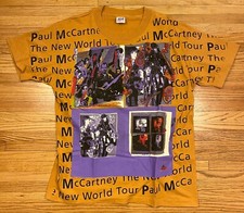 Camiseta PAUL McCARTNEY The New World Tour 1993 VINTAGE Concerto XL BEATLES comprar usado  Enviando para Brazil