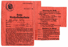 1942 reichskleiderkarte frauen gebraucht kaufen  Weimar