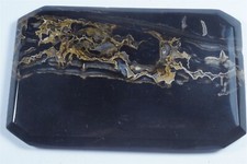 LINDO PAINEL ANTIGO DE ÁGATA FIGURADO PAISAGEM ASSUSTADORA c1800's, usado comprar usado  Enviando para Brazil