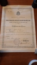Brevetto diploma croce usato  Italia