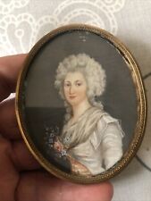 Miniature ovale portrait d'occasion  Maromme