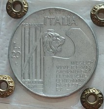 Lire 1928 elmetto usato  Napoli