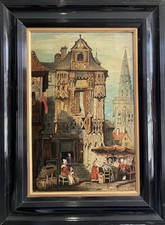 Antique oil painting for sale  SPALDING
