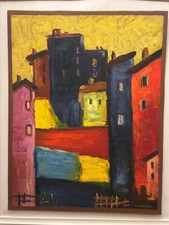 Dipinto olio cartoncino usato  Misterbianco