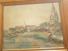 Joel thezard aquarelle d'occasion  La Flotte