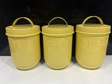Vintage yellow enamel for sale  CAMBRIDGE
