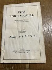 1926 ford manual for sale  Russellville