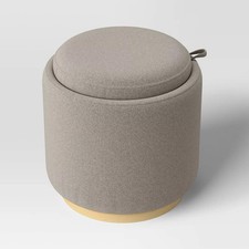 Round upholstered storage for sale  USA
