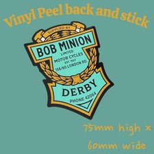 Bob minion motorcycles for sale  STOKE-ON-TRENT