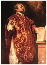 Cartolina ignazio loyola usato  Spedire a Italy