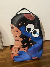 Mochila Sprayground X Sesame Street Cookie Monster Shark Bite, usado segunda mano  Embacar hacia Argentina