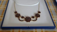 Granat schmuck set gebraucht kaufen  Moormerland