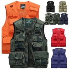 Men cargo waistcoat for sale  UK