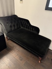 Black velvet chez for sale  LONDON