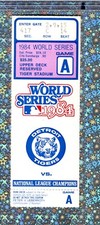1984 Detroit Tigers World Series Gm3 (A) Ticket Stub 10-12-1984 Padres Trammell comprar usado  Enviando para Brazil