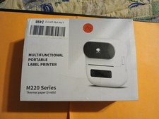 IMPRESSORA DE ETIQUETAS PORTÁTIL MULTIFUNCIONAL HOMEMO M220 PRETA 2 ROLOS PAPEL TÉRMICO, usado comprar usado  Enviando para Brazil