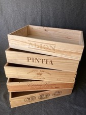 Shallow wine box for sale  LONGFIELD