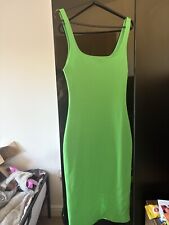 Zara green midi for sale  HORSHAM