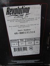Mercury Rev 4 14.6 x 17 LH Revolution 4 SS Propeller / 48-8M0151316 comprar usado Mercury Rev 4 14.6 x 17 LH Revolution 4 SS Propeller / 48-8M0151316 comprar usado  Enviando para Brazil