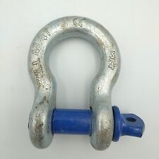 Galvanised bow shackle for sale  WORTHING
