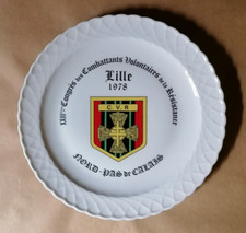 Assiette 23e congrès d'occasion  Lignan-sur-Orb