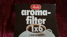 Melitta aroma filter gebraucht kaufen Melitta aroma filter gebraucht kaufen  Deutschland