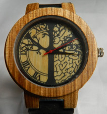 Armbanduhr holzgehäuse quarz gebraucht kaufen  Nohfelden