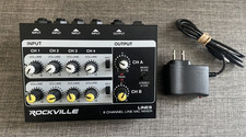 Mixer Rockville Line8- 8 canais linha/microfone*testado* comprar usado  Enviando para Brazil