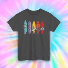 Camiseta Gráfica de Pranchas de Surf | Camiseta Colorida de Praia de Surf | Diversão de Verão | P-5XL comprar usado Camiseta Gráfica de Pranchas de Surf | Camiseta Colorida de Praia de Surf | Diversão de Verão | P-5XL comprar usado  Enviando para Brazil