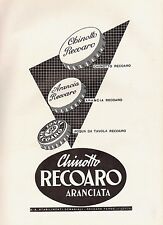 Pubbl1952 recoaro chinotto usato  Biella