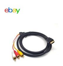 Adaptador HDMI macho para 3 RCA AV 1.5M conversor composto áudio vídeo comprar usado  Enviando para Brazil
