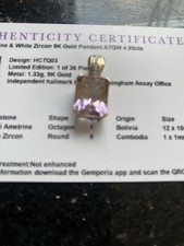 Gemporia anahi ametrine for sale  BIRMINGHAM