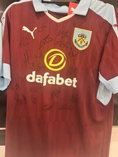 Burnley signed shirt for sale  SKIPTON