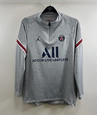 Blusa de futebol Paris Saint Germain x Air Jordan 1/4 com zíper broca 2021/22 (L) Nike H94, usado comprar usado  Enviando para Brazil