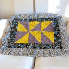 Handmade floral patchwork for sale  La Porte