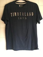 Camiseta Timberland 1973 azul marinho usada média 40-42 designer estampa desgastada comprar usado  Enviando para Brazil