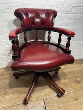 Chesterfield leather captains for sale  BOURNEMOUTH