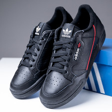 adidas Originals Continental 80 ROZMIAR 8.5 9 10 10.5 Męskie trampki Skóra Czarne na sprzedaż  Wysyłka do Poland