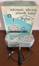 Usado, Vintage Dolce Automático Elétrico Pizzelle Baker Maker Modelo 300-EP COM 4 Designs comprar usado  Enviando para Brazil