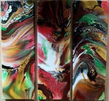 Acrylbild abstrakte kunst gebraucht kaufen  Elmshorn