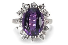 Ring amethyst brillanten gebraucht kaufen  Düsseldorf