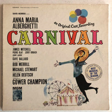 Carnival - Original Broadway Cast, MGM Records 33 RPM LP (1961), usado comprar usado Carnival - Original Broadway Cast, MGM Records 33 RPM LP (1961), usado comprar usado  Enviando para Brazil