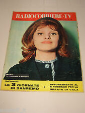 Radiocorriere 1961 milva usato  Italia
