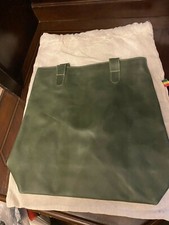 Usado, Bolsa tote de couro UNOETH Hanna verde floresta 13" x 15" x 5.5" comprar usado  Enviando para Brazil