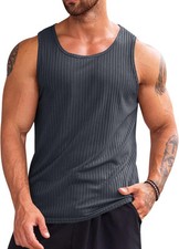 Men ribbed tank for sale  Alameda