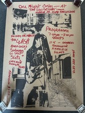 Clash supported buzzcocks for sale  FORFAR