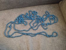 Guirlande perles bleue d'occasion  Luneray