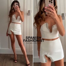 ZARA WOMAN SS25 branco ostra JÓIA CROP TOP TODOS OS TAMANHOS 4772/008/251 comprar usado  Enviando para Brazil