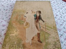FOTOGRAFIA RARA COLORIDA À MÃO DE UMA PINTURA COM DIREITOS AUTORAIS 1892 MONTADA A BORDO comprar usado  Enviando para Brazil